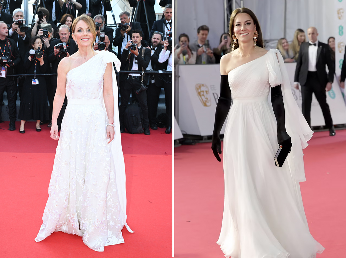 От мини до изящных платьев: как экс-&quot;Spice Girls&quot; Джери Халлиуэлл повторяет стиль Кейт Миддлтон